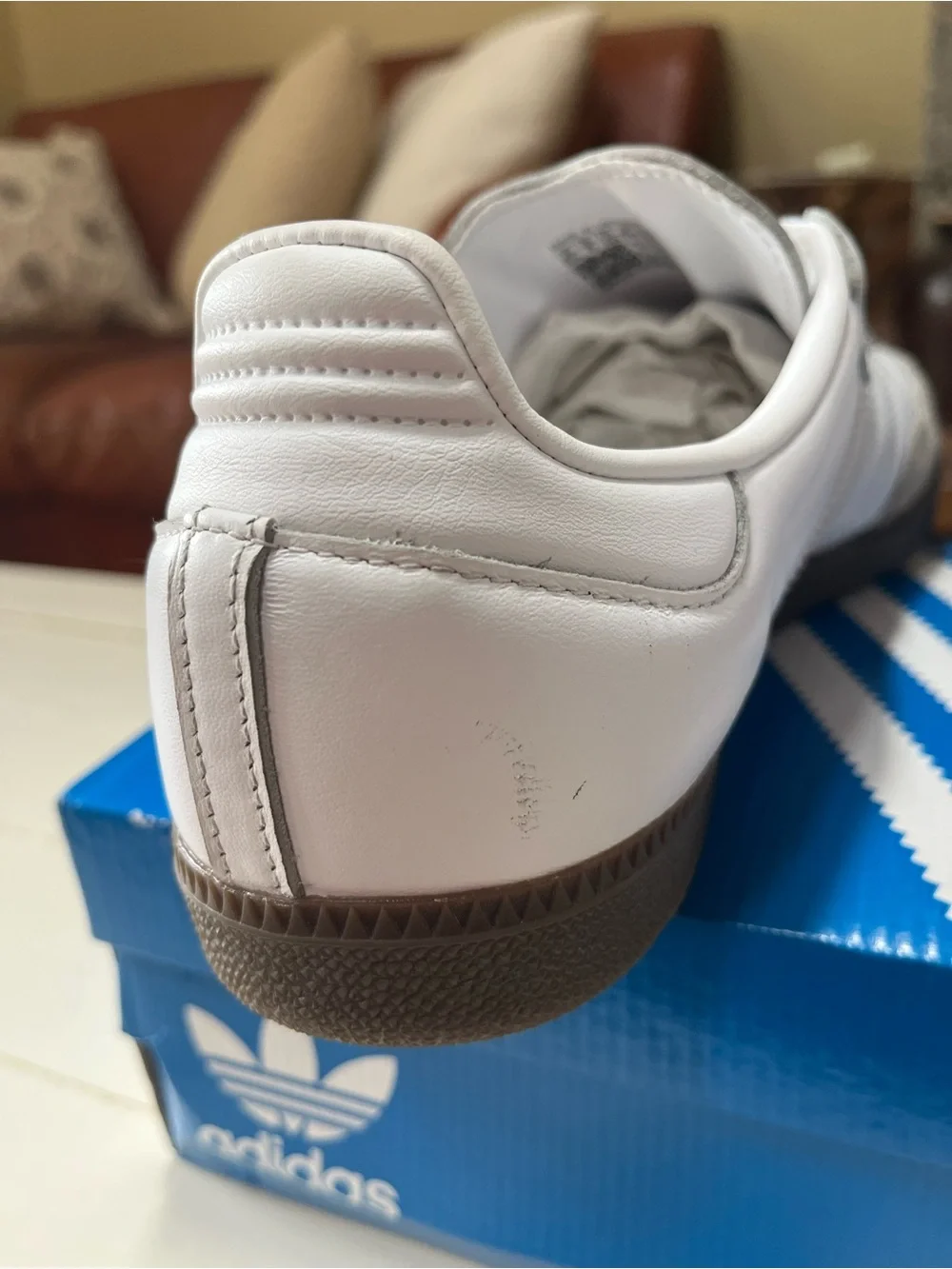 Adidas OG Sambas Double White Gum (BASICALLY NEW)